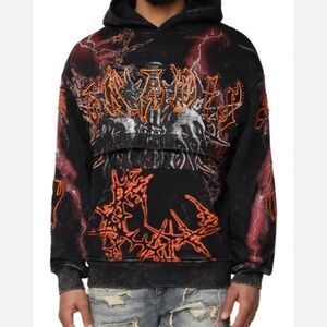 SMOKE RISE PARADISE LIGHTNING MEN HOODIE‎ NWT Size L